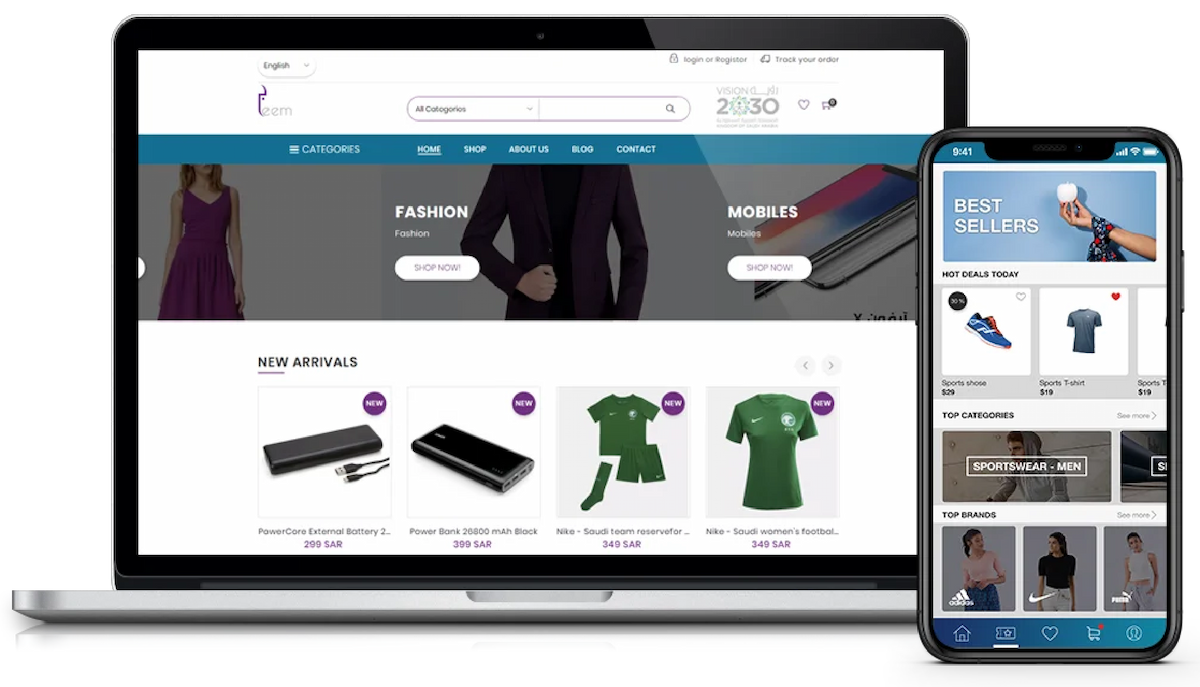 E-Commerce Platform Mockups